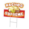 Amistad 18 x 24 in. Yard Sign & Stake - Nachos Supreme AM2180890